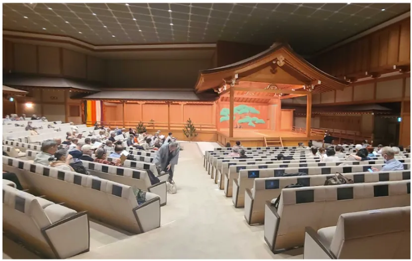 国立能楽堂の公演会場