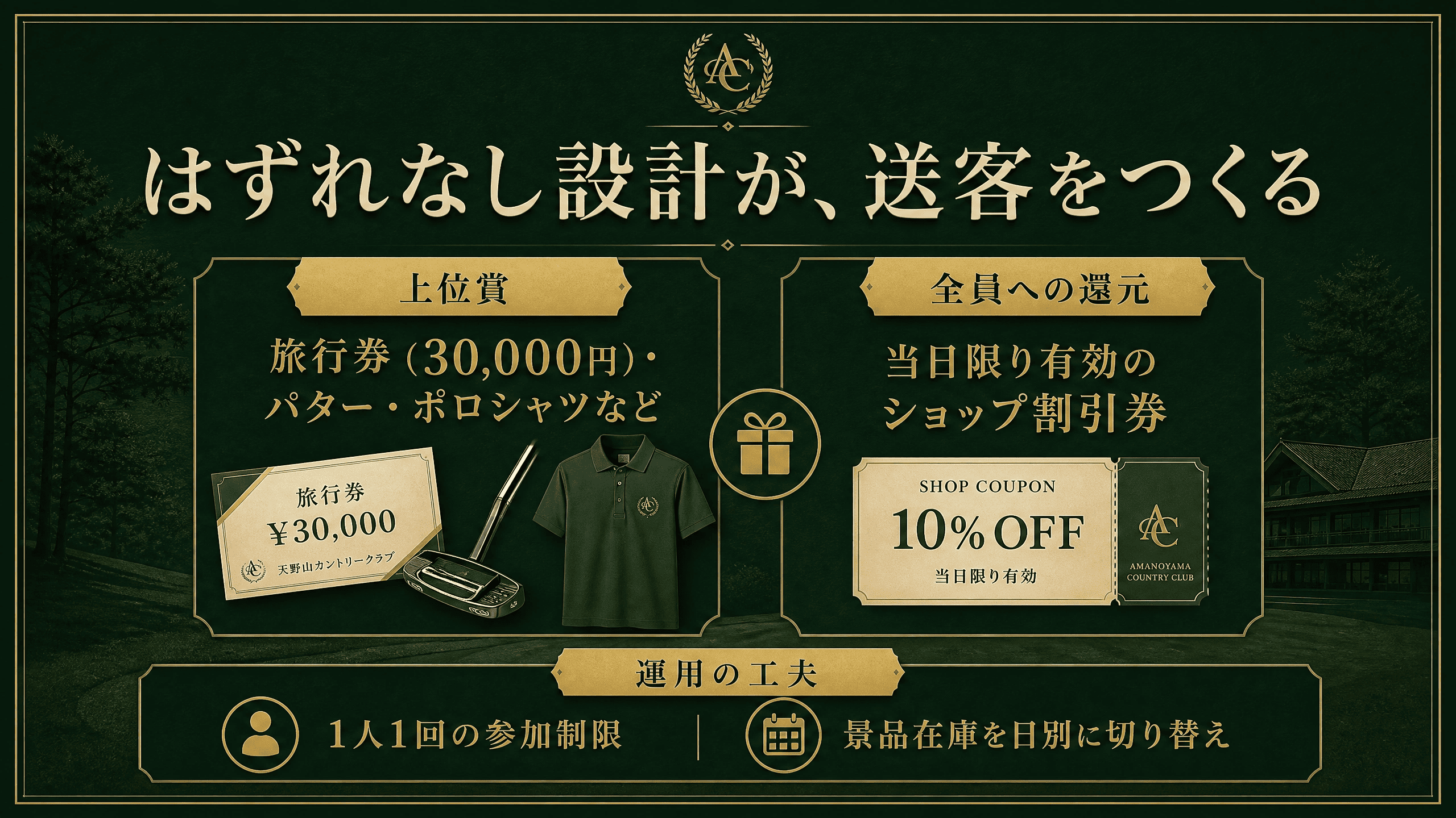 はずれなし設計が、送客をつくる